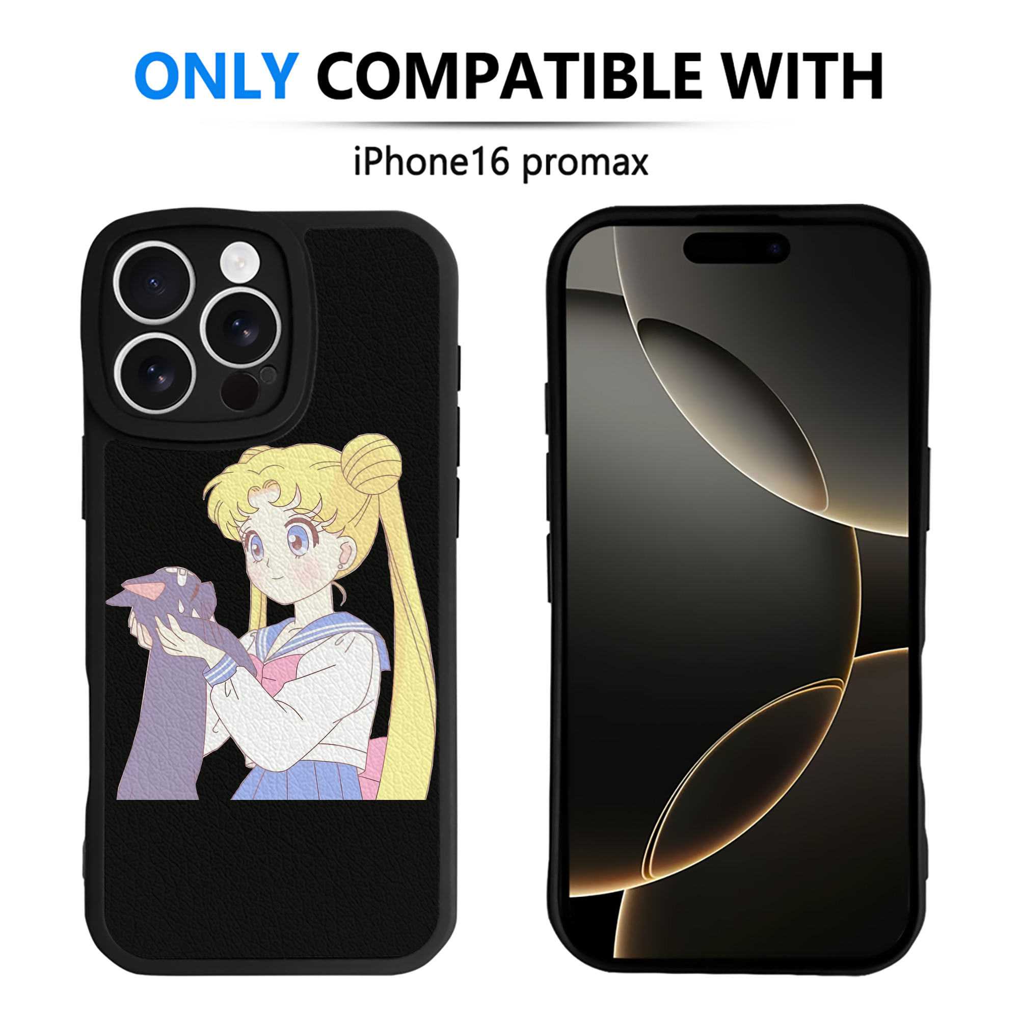 （画像用） 美少女戦士セーラームーン 愛野 美奈子 あいの みなこ Sailor Moon Aino Minako 【iPhone 16シリーズ対応】シリコンスマホケース（レザー調） 材質：シリコン